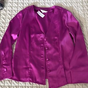 Banana Republic Fuchsia Blouse